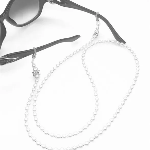 1 шт. модные элегантные цепочки для очков ручной работы с искусственным жемчугом и бусинами, женские практичные солнцезащитные очки, цепочка для очков для чтения