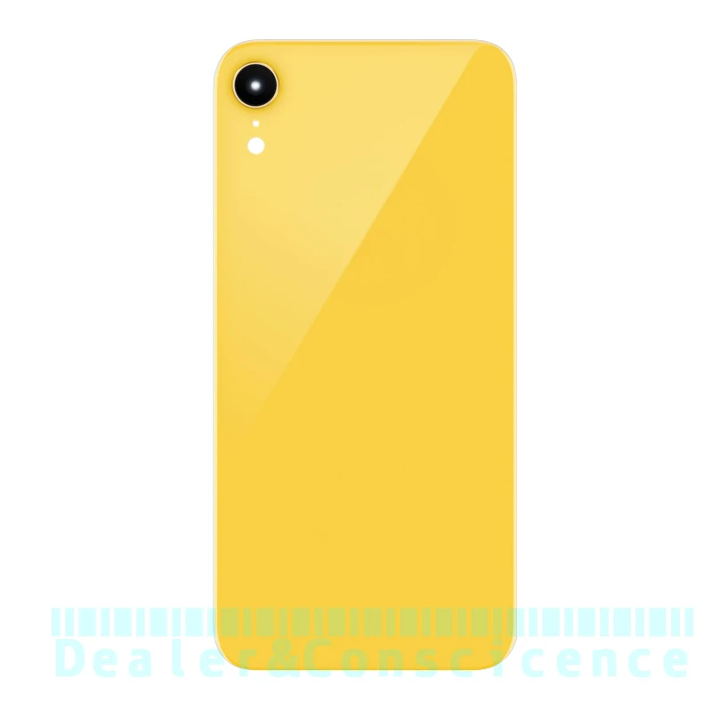 

10Pcs (All Checked no spot) Glass Housing Case For Apple iPhone XR Back Battery Cover Rear Door Panel with Camera Lens and Glue
