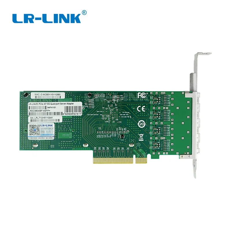 LR LINK 9804BF 4SFP + 10 Гб четырехпортовый PCI E X8 Ethernet конвергентный сетевой сервер адаптер