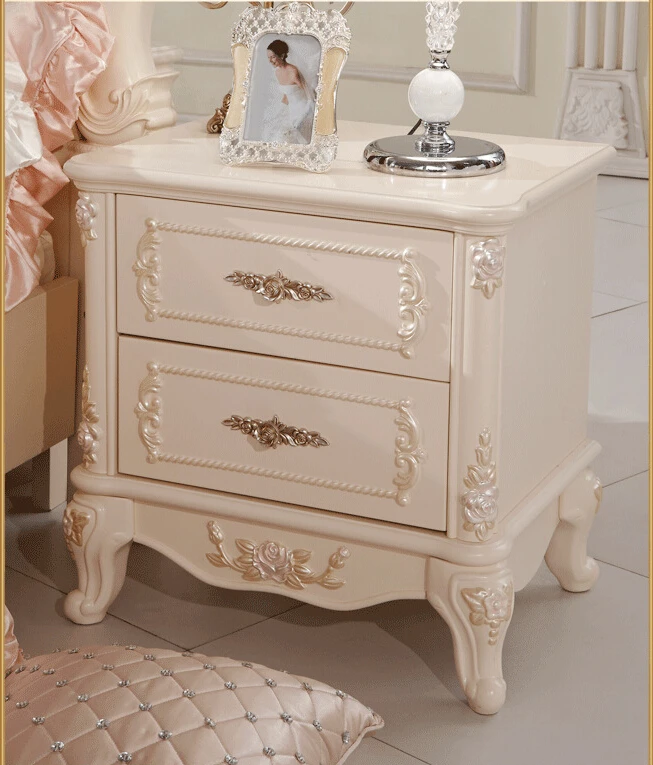 الصلبة الخشب سرير الأزياء الأوروبية الفرنسية منحوتة السرير 1.8 متر السرير مجموعة مضمد (السيد harmeet) الصلبة الخشب سرير الأزياء الأوروبية الفرنسية منحوتة السرير 1.8 متر السرير مجموعة مضمد (السيد harmeet)