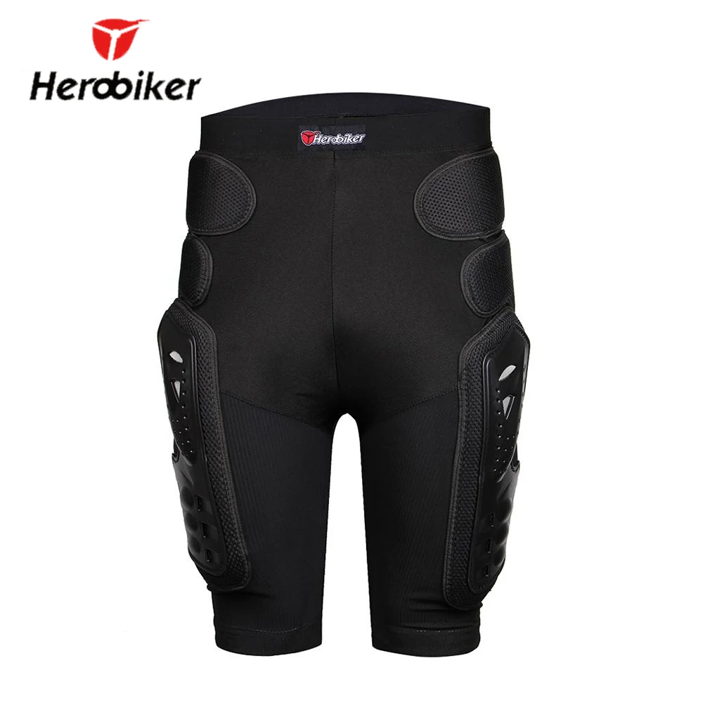 HEROBIKER Motocross Off Road Downhill DH MTB Bike Skating Ski Skateboarding Armor Shorts Extreme
