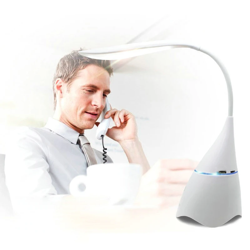 

Portable Desk Lamp USB Charging Bluetooth Speaker LED Table Light for Student JA55