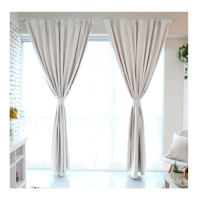 Napearl High Shading Cream Blckout Curtains Ready Made Custom Made