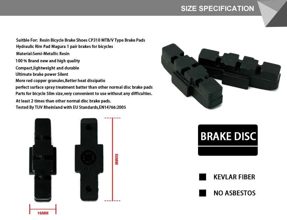 Autoway 2 пары велосипедная тормозная колодка CP310 MTB/V тип тормозная колодка гидравлический обод колодки для тормозных колодок гидравлический обод колодки Magura тормоза