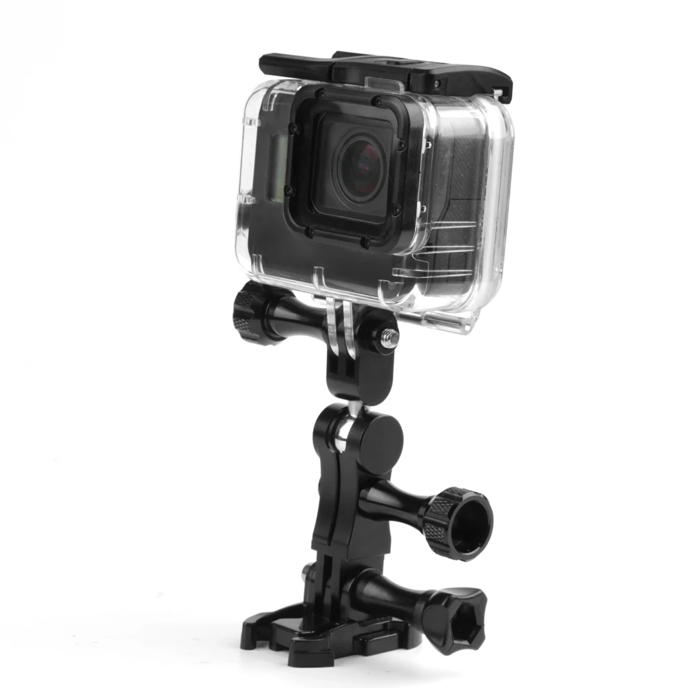 Съемка на 360 градусов вращающийся адаптер для GoPro Hero 5 7 8 Xiaomi Yi 4K Sjcam Sj4000 Go Pro Hero 6 5 Аксессуары для экшн-камеры