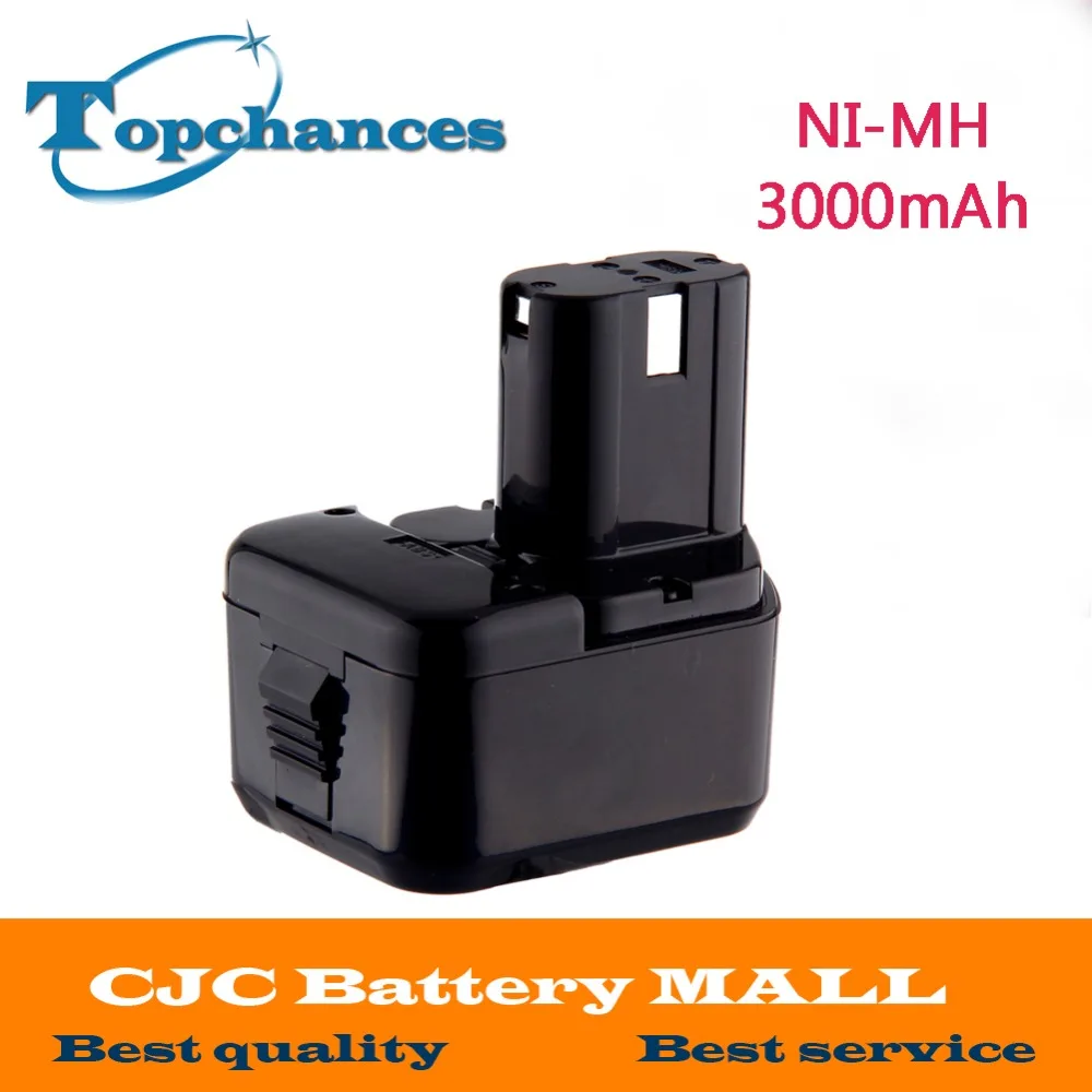 NI MH 12V 3000mAh Battery for Hitachi EB1214S EB1220BL EB1220HL EB1220HS DH15DV DN12DY DN12DYK DN12Y DW18D