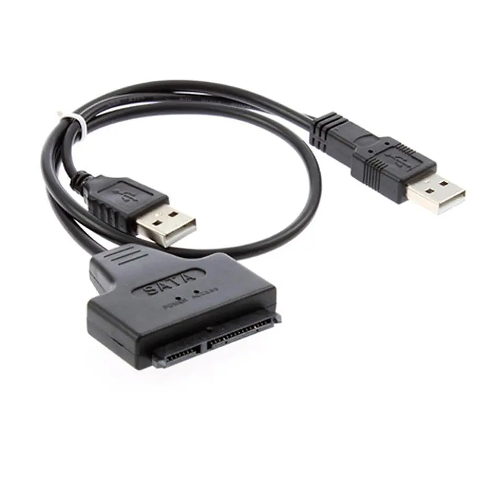 

LBSC USB 2.0 to SATA 7+15 Pin 22Pin Adapter Cable For 2.5" HDD Hard Disk Drive