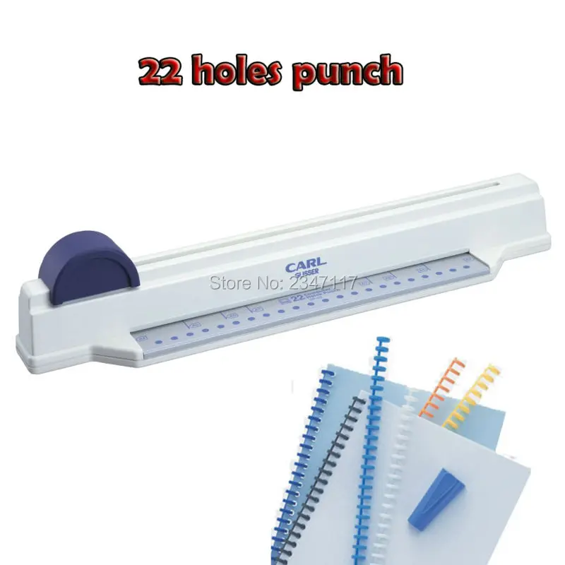 22 holes loose leaf paper clip folder A4 computer books invoice bill