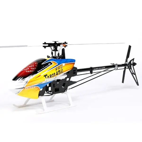 Oroginal Tarot 450PRO V2 FBL Flybarless RC 6CH вертолет металлический комплект TL20006 - Цвет: Белый