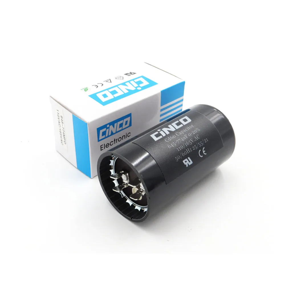 645-774uF 110V 125V 165V CD60 Motor Start Capacitors Starting 645-774 mfd uf mf Compressor HVAC Electrolytic 110VAC 125VAC | Обустройство