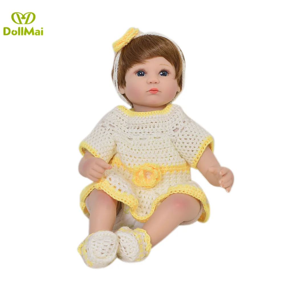 

Bebes Reborn vinyl newborn babies silicone dolls toys 18"43cm real baby alive doll toys for children gift bebe s rebon bonecas