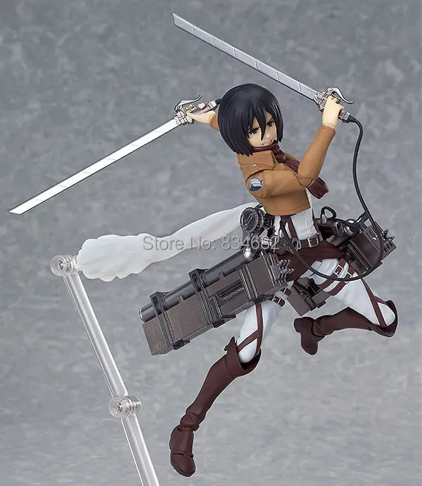 

Anime Attack on Titan Figma 203 Mikasa Ackerman 6" PVC Action Figure Collectible Model Toy With Box