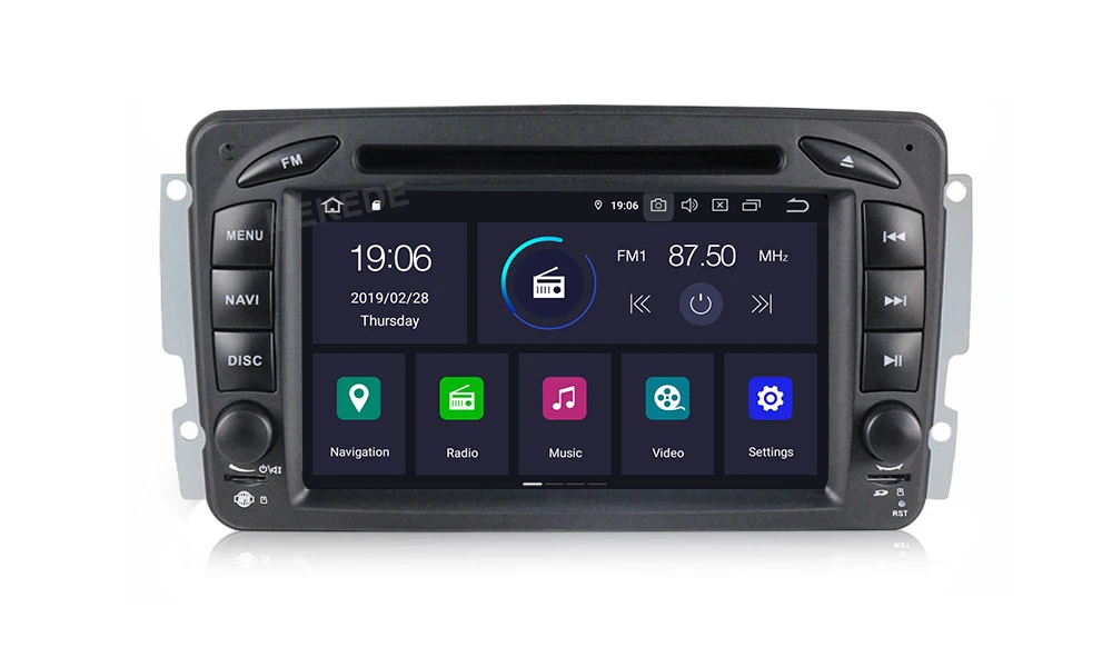 Discount 7" DSP IPS Android 9.0 4G 64G 2 DIN Car DVD player For Benz CLK W209 W203 W168 W208 W463 W170 Vaneo Viano Vito E210 C208 GPS PC 21