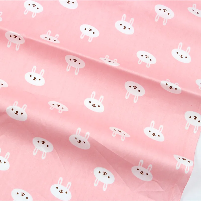 

16301129.50cm * 150cm cotton cloth, the Cute rabbit fabrics, sewing bags bedding clothing fabrics.