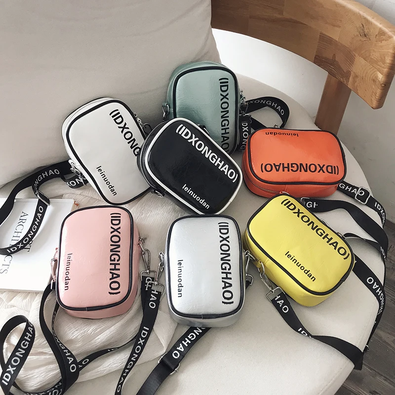 

new Women Square Bag Fashion Handbag Portable travel Shoulder Bag Women Messenger Bag pu zipper box 2019 Hot Sale