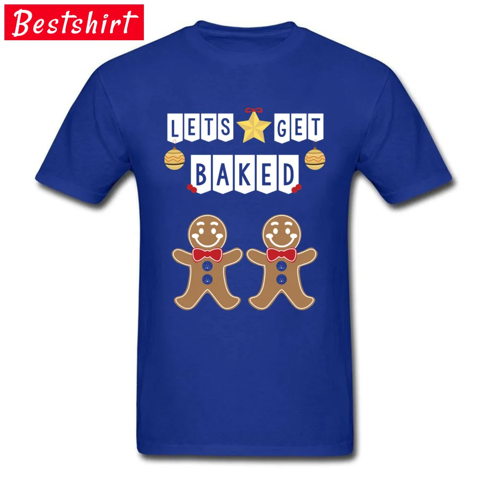 Casual 100% Cotton T Shirt for Men Fitness Tight T-Shirt Normal 2018 Discount Round Neck T-Shirt Short Sleeve Top Quality Lets Get Baked Ugly Christmas Sweater 17852 blue