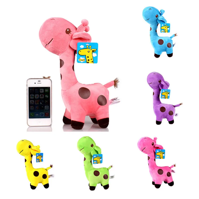 Kids Toys 1 X Colorful Cute Gift Plush Giraffe Soft Toy ...