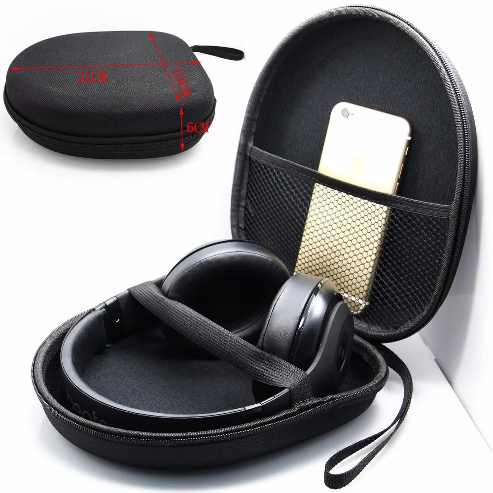 Portable Hard Carrying Box Headphone Case Bag Carry Pouch for Audio