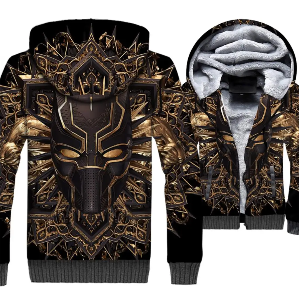 Black Panther 3D Printed Clothing Streetwear Hoodies Fot Men 2018