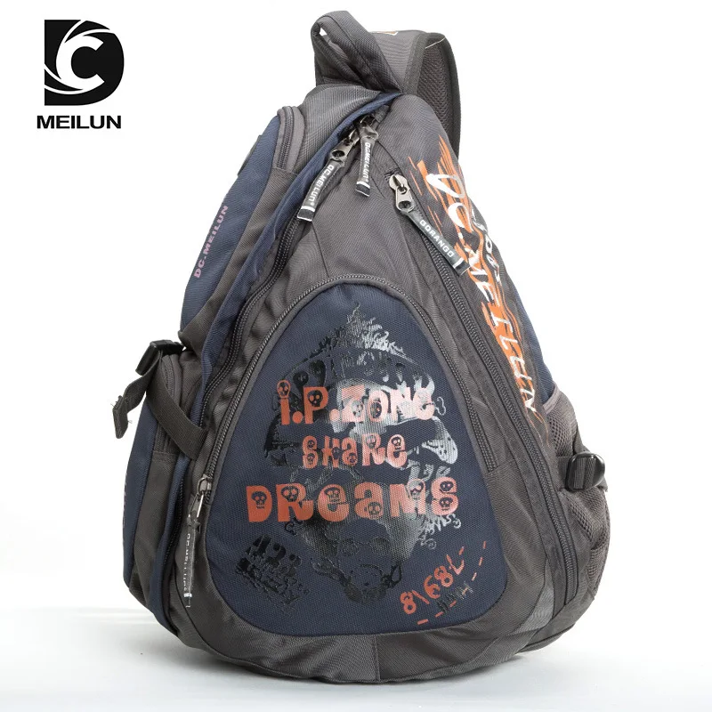 

European and American casual men's chest pack sports leisure men's bag multi-function outdoor