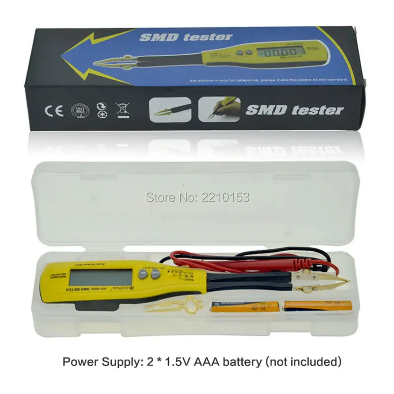 

HoldPeak Resistance Capacitance SMD Tester Professional SMT component tester Relafive Value 990B Multimeter