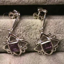 Подлинная лунный камень серьги, 925 пробы серебро, мм 35 мм, 4,9 г, ER2297