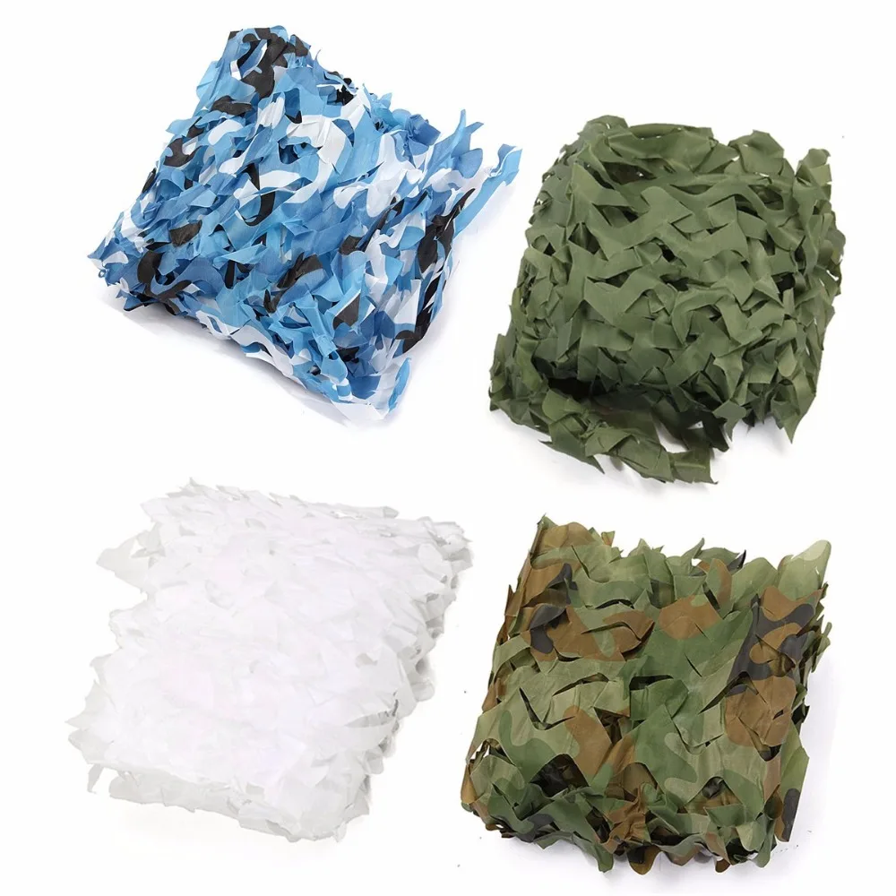 2 متر * 2 متر أكسفورد القماش البوليستر الصيد العسكرية التمويه شبكات الجيش كامو المعاوضة التخييم الشمس المأوى الظل