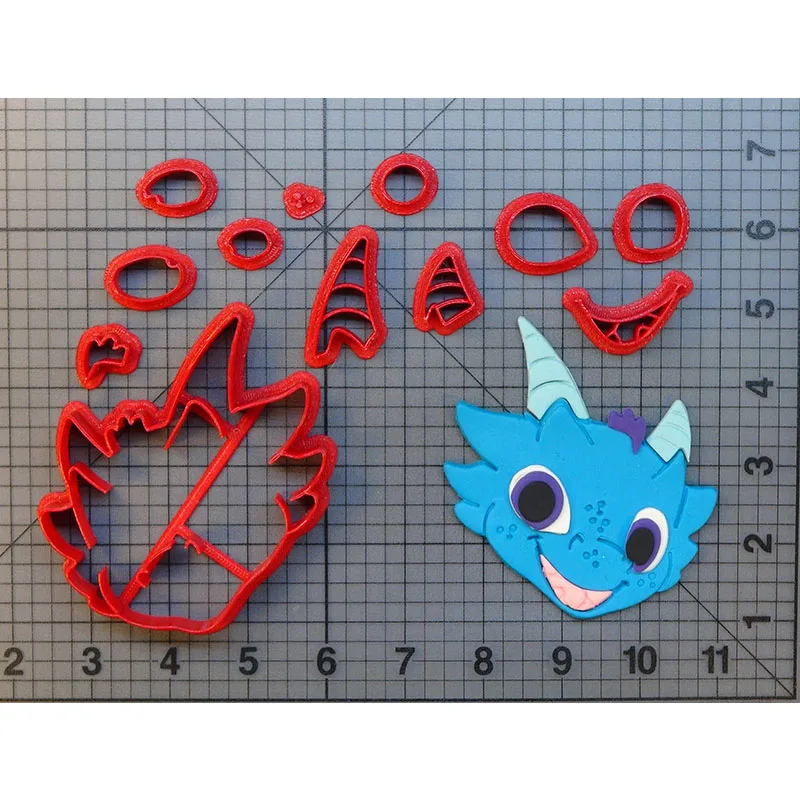 

Cartoon Character Shimmer and Shine Cookie Cutter Cake Decorating Tools Custom 3D printed Tool Cake Baking Mould Cookie Mold