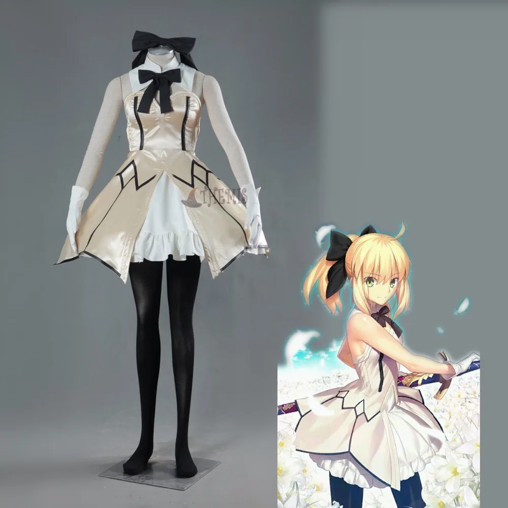 Athemis Fate Stay night Saber Lily Cosplay costume Fate Zero cosplay on ...