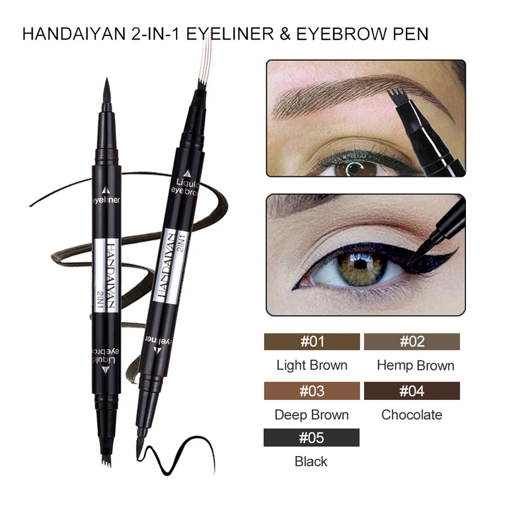 

Microblading Eyebrow Tattoo Pen Waterproof Fork Tip Eyebrow Tattoo Pencil Long Lasting Professional Fine Sketch Liquid Eye Brow