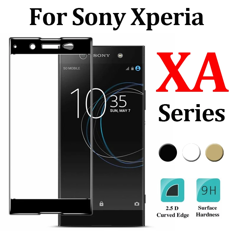 

protective glass for sony xperia xa1 ultra armor tempered experia xa 1 plus screen protector xper a1 display xperi x1 plas glas