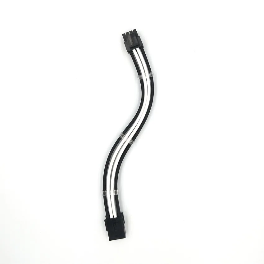 CPU 8Pin Black_White_Extension_cable