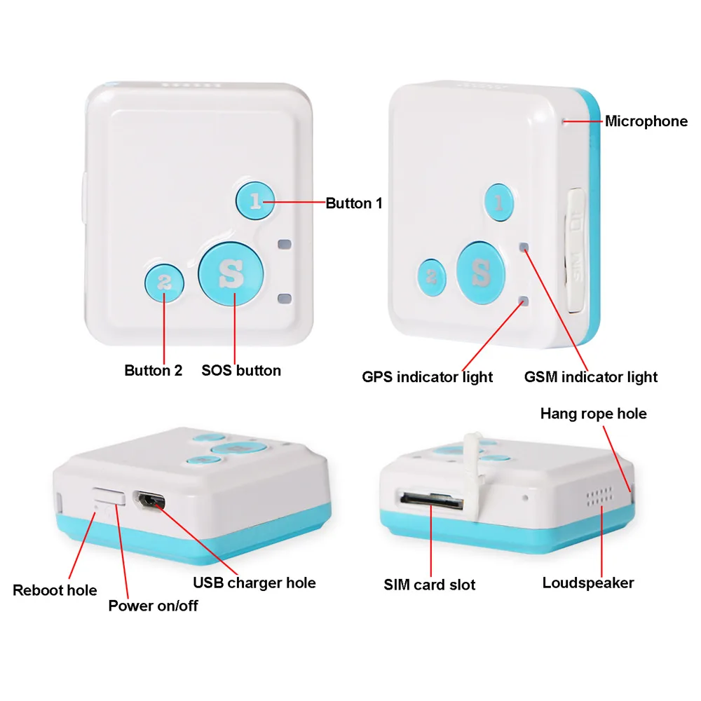 Мини Персональный детский GSM GPRS gps трекер RF-V16 SOS коммуникатор 7 дней в режиме ожидания голосовой мониторинг пожизненное Бесплатное отслеживание