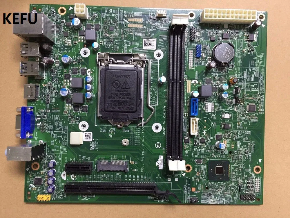 KEFU for Dell FOR INSPIRON 3647 Desktop Motherboard 12127-1M USB3.0 CN-02YRK5 mainboard 100% TESTED