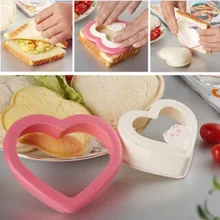 Форма сердца сэндвич делая форму хлеб для тостов формочка форма для вырезания сандвичей резак для печенья для семьи делая детей и родителей