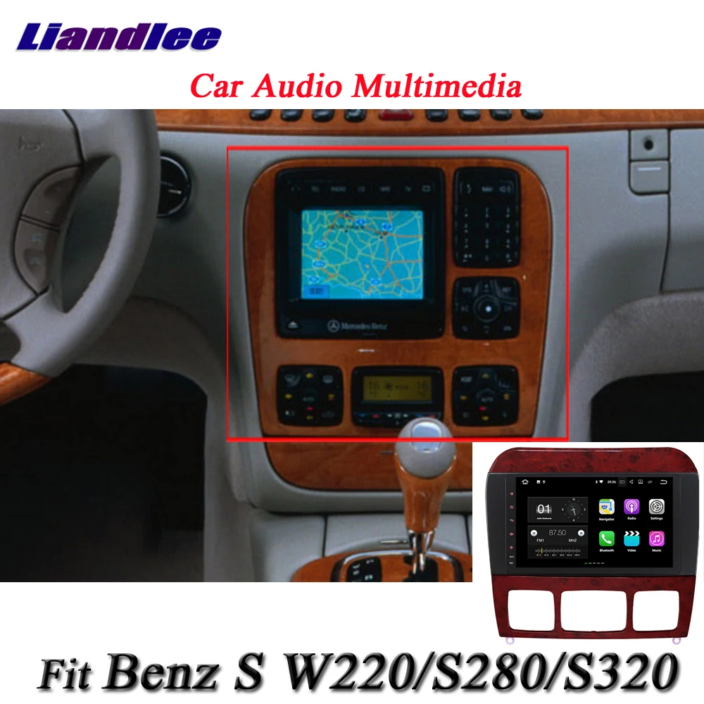Excellent Liandlee Android System For Mercedes Benz S Class W220 S280 S320 Radio GPS Nav MAP Navigation HD Screen Multimedia NO DVD Player 3 Excellent Liandlee Android System For Mercedes Benz S Class W220 S280 S320 Radio GPS Nav MAP Navigation HD Screen Multimedia NO DVD Player 3