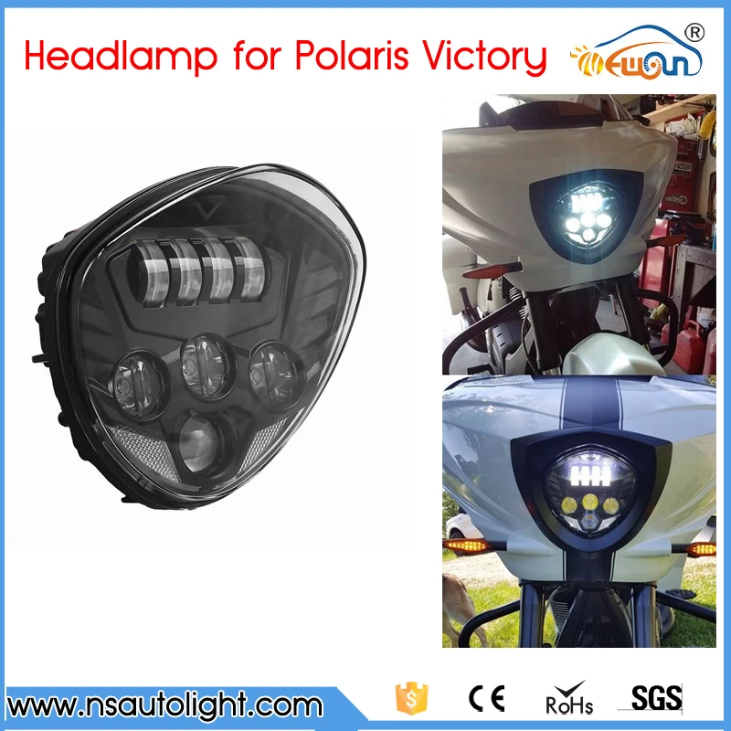 Victory Motorcycle LED Headlight Kit High intensity Cross Country LED