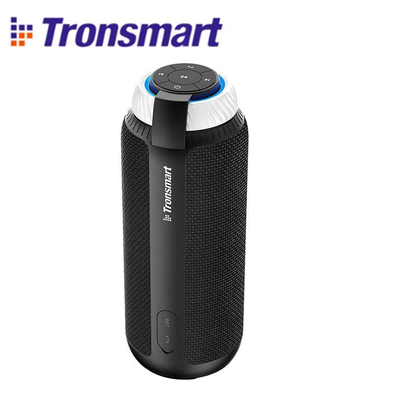 

Tronsmart Element T6 25W Portable Bluetooth Speaker with 360 Degree Stereo Sound Mini Speakers USB AUX for Music MP3 Player