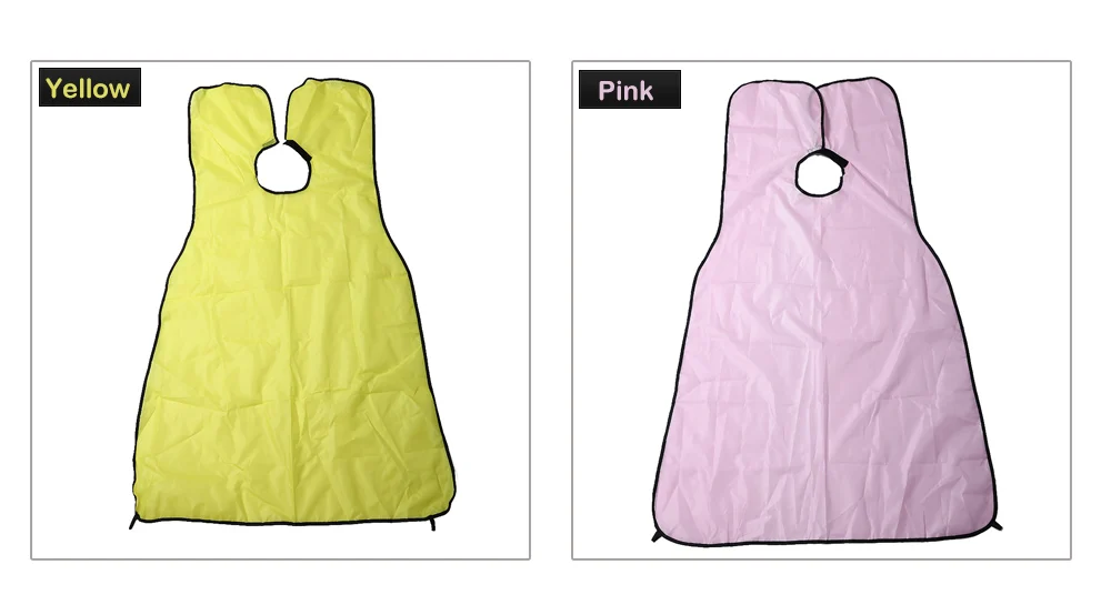Water-resistant Hair Cutting Cape Beard Shaving Apron for Men with Mirror Sucker Hooks