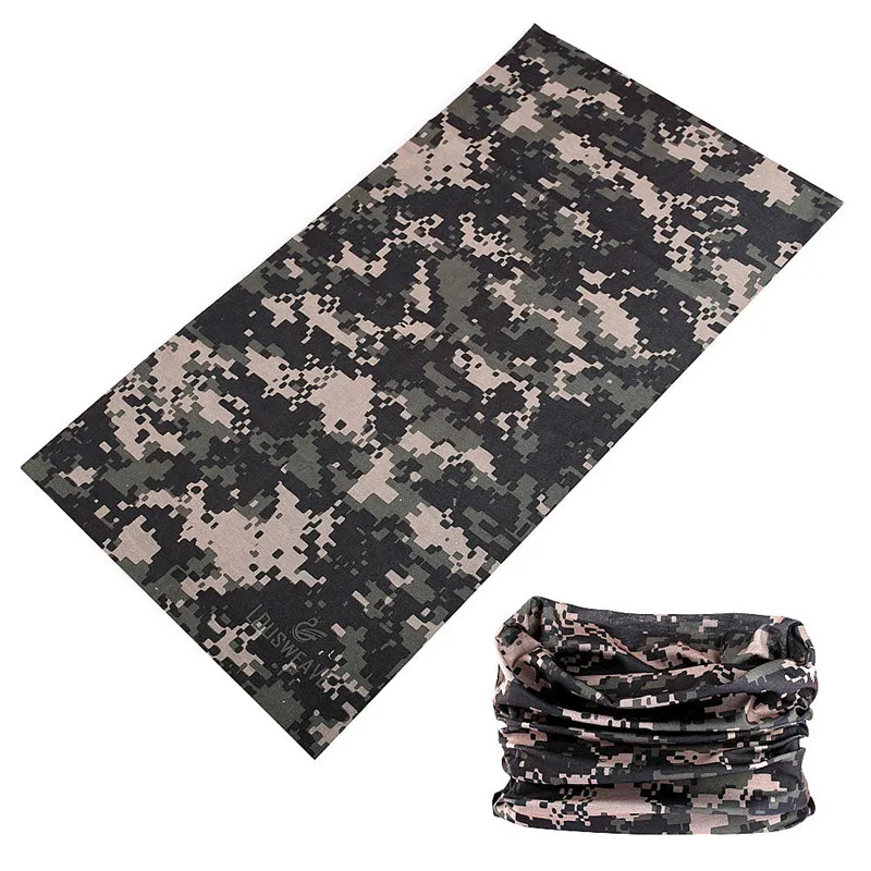 

Unisex Camouflage Scarf Tactical Mask Seamless Bandanas Neckerchief Braga Cuello Multifunctional Headscarf Buffe Face Shield UV