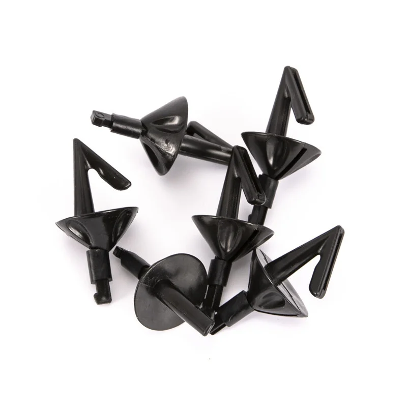 20 pcs Top Quality Black Impact Bait Shields Sea Fishing Rig Hook Bait Holder Clip 