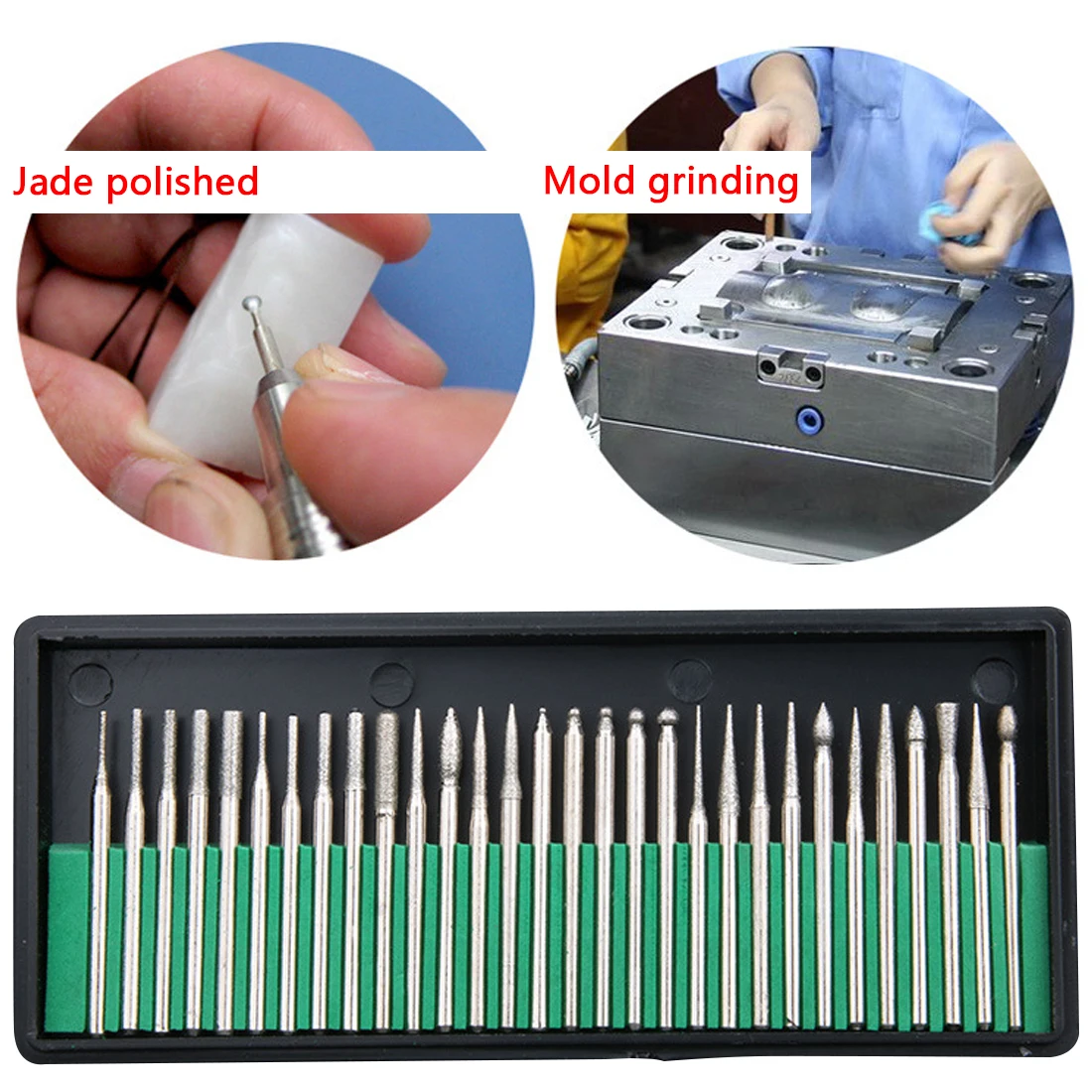 Dremel Аксессуары для инструментов алмазные буры вращающийся инструмент спеченные