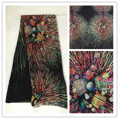 

140cm Pink color printed flowers silk fabrics mulberry silk chiffon fabric textile for girls summer dress clothing carf 6M/M Y02