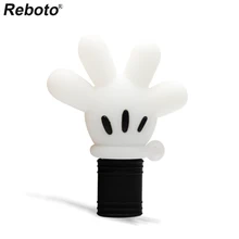 Милый Микки Маус, ручная ручка, Микки мышь-перчатка, Usb флеш-накопитель, флешка, 4 ГБ, 8 ГБ, 16 ГБ, 32 ГБ, мультяшное животное, кошка, ладонь, ремешок, подарок