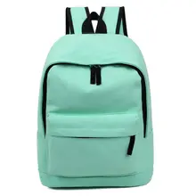 Nouvelle 2017 De Mode Femmes de Toile Sacs À Dos Simpl Hommes Étudiant Sacs D’école Pour Fille Garçon Casual Voyage Simple Couleur Sacs fille