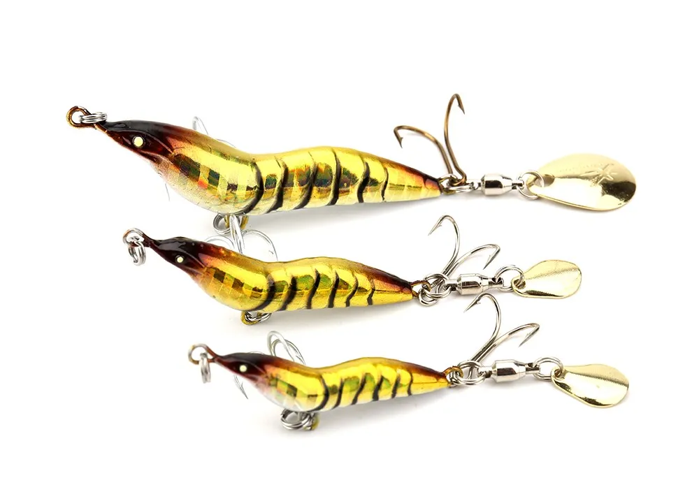 Kingdom Simulation Shrimp Fishing Lure 8.5g 14g 21g 28g Metal Fishing Spinner Bait Hard Lures China Model 4002 (13)