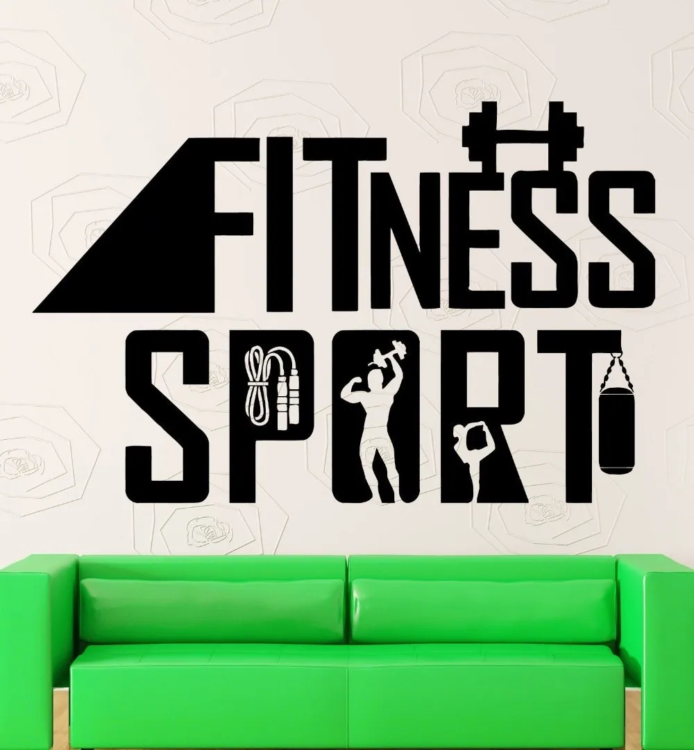 fitness wall stickers quotes diy vinyl removable gym wall decor waterproof sports wall sticker for bedroom living room sofa wall - Sports Wall Stickers For Bedrooms fitness wall stickers quotes diy vinyl removable gym wall decor waterproof sports wall sticker for bedroom living room sofa wall - Sports Wall Stickers For Bedrooms