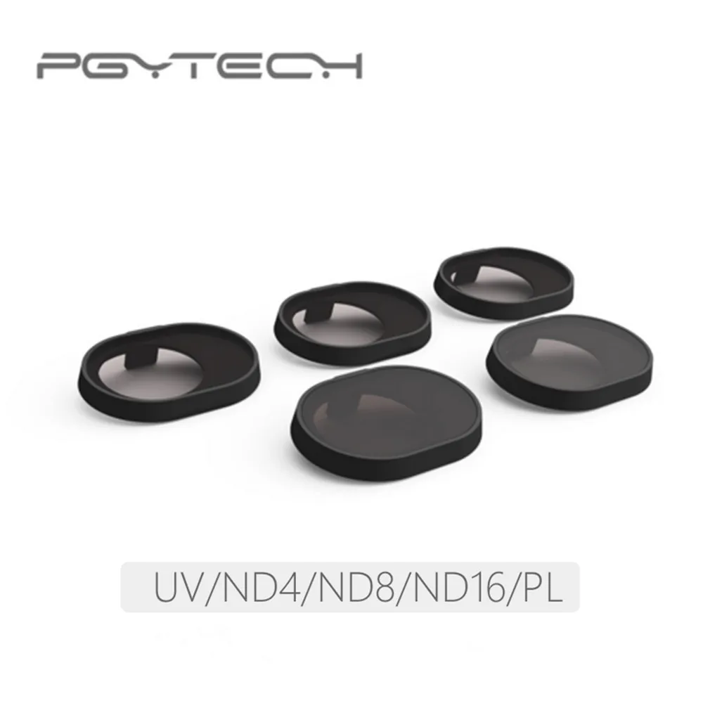 

5pcs/Set PGYTECH Original Lens Filters (UV ND4 ND8 ND16 CPL) For DJI SPARK Accessories Drone