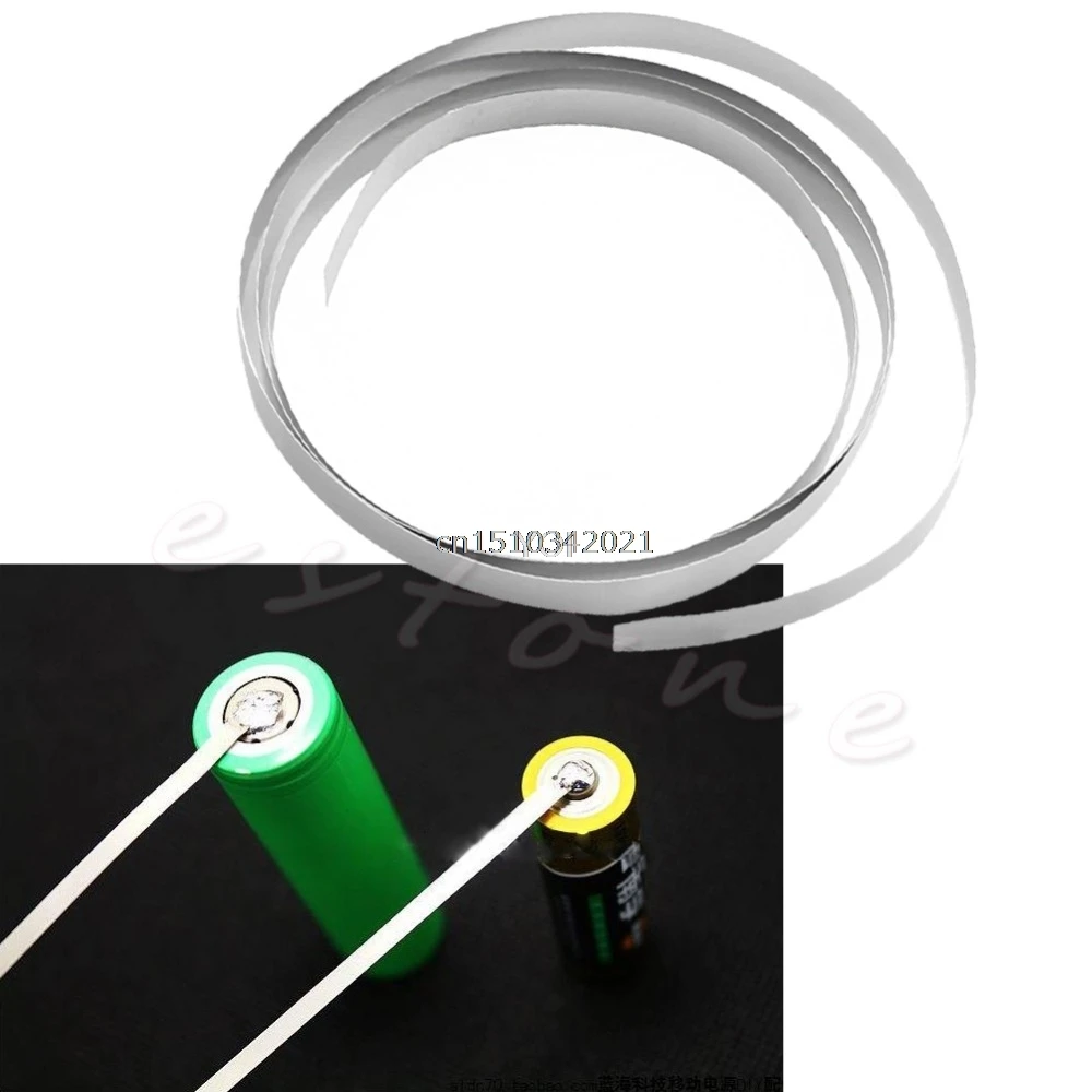 

1M 8mm x 0.15 Nickel-plated Nickel Strip Tape For Li 18650 Battery Spot Welding