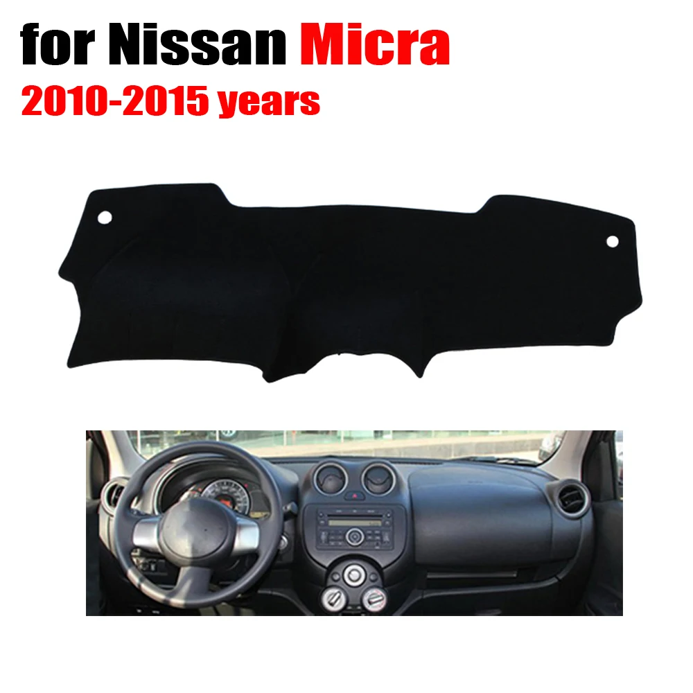

Car dashboard cover mat for Nissan MICRA 2010 to 2015 years Left hand drive dashmat pad dash covers dashboard accessories